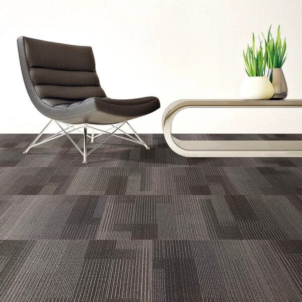 Alfombra en palmetas modular