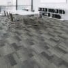 Alfombra en palmetas modular Concept Grey