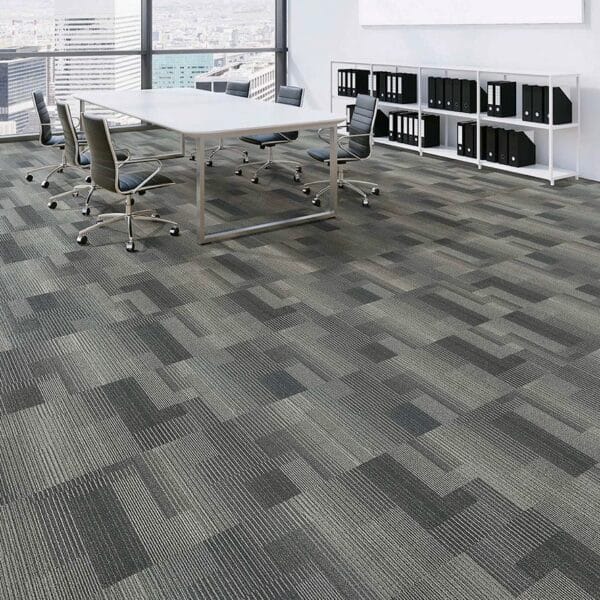 Alfombra en palmetas modular Concept Grey