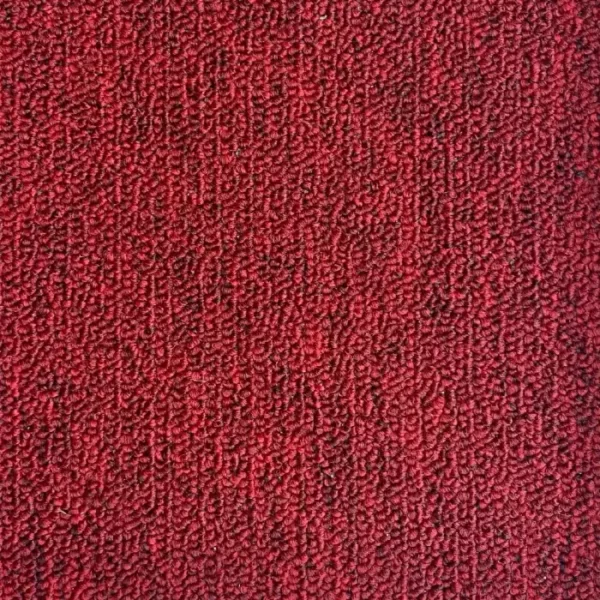 Alfombra muro a muro boucle Rally Rojo 10