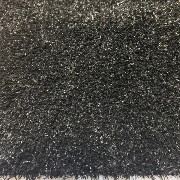 Pasto sintetico 10mm Black rollo de 4x25 mts