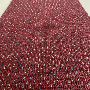 Alfombra muro a muro boucle Nylon 5mm Jumbo Rojo