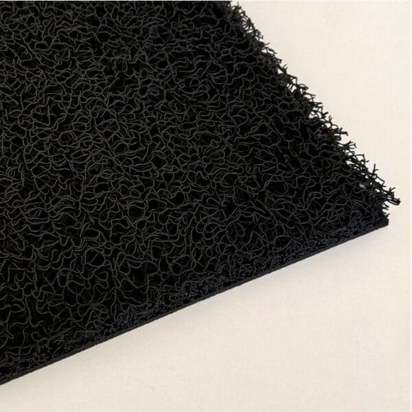 rollo Limpiapiés pvc rizado negro