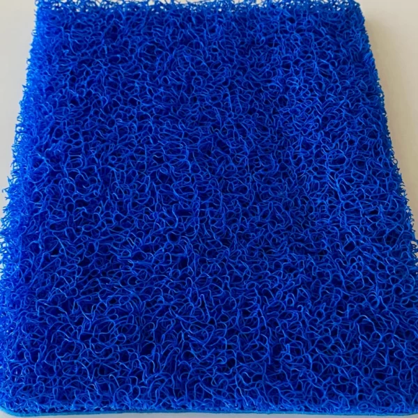 Piso de pvc en rollo limpiapiés 13mm x 1.2mt x 12mts Azul