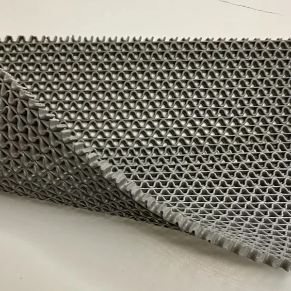 Piso de pvc Wet en rollo limpiapiés 5mm x 1.2mt x 15mts Gris