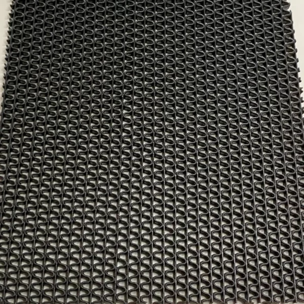 Piso de pvc Wet en rollo limpiapiés 5mm x 1.2mt x 15mts Negro