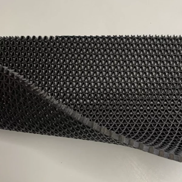 Piso de pvc Wet en rollo limpiapiés 5mm x 1.2mt x 15mts Negro - Imagen 2