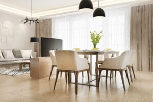 Descubre los pisos más recomendados para living y comedor: resistencia, diseño y confort
