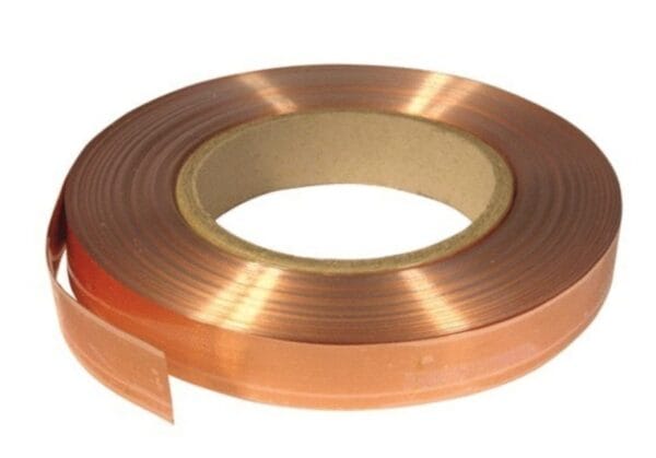 cinta de cobre para piso vinilico en rollo conductivo antiestético