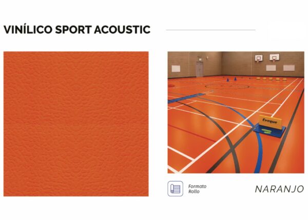 Piso Vinílico heterogéneo sport acustic