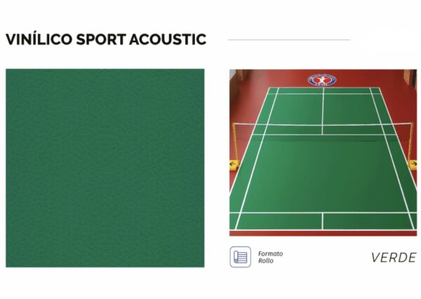 Piso Vinílico heterogéneo sport acustic