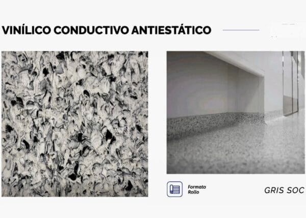 piso vinilico conductivo antiestático