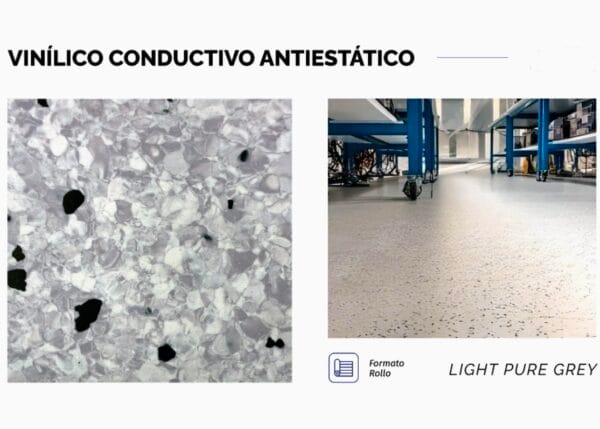 piso vinilico conductivo antiestático