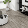 Piso vinilico spc click instalado